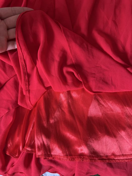 красное платье 50 размер XL