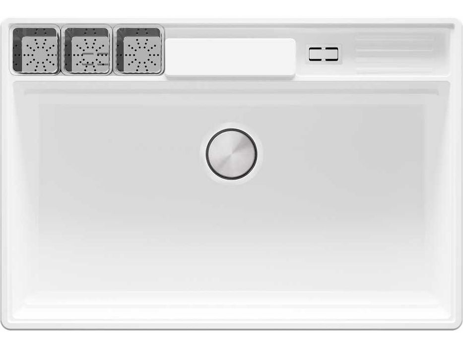 Бяла кухненска гранитна мивка Ню Йорк 80 Multispace 780 x 530 мм
-22%