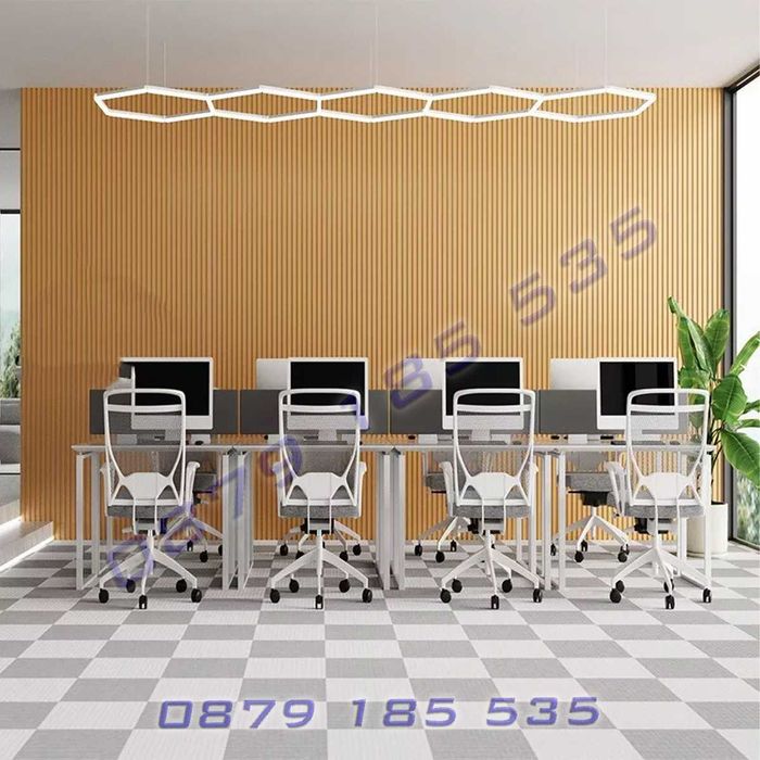 Линейно LED осветление Пчелна пита шестоъгълника гараж автодетайлинг