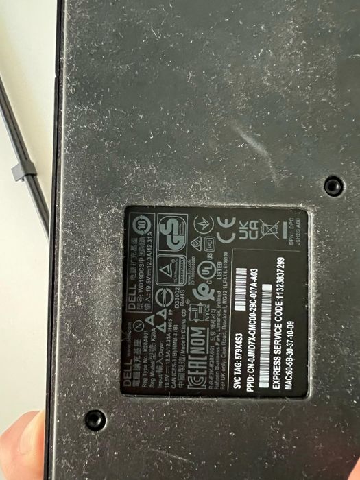 Docking station Dell WD19