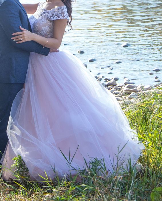 Шикарное свадебное платье! Размер 42-44