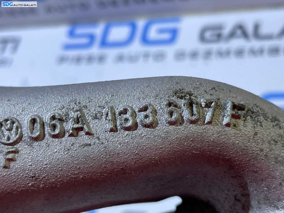 Tub Tubulatura Conducta Teava Ghidaj Admisie Aer Turbo Turbina Turbosuflanta Audi A3 8L 1.8 T AUM AUQ ARX ARY 1997 - 2003 Cod 06A133607F