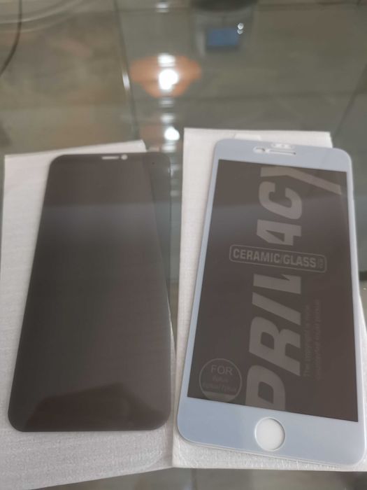 Vând folii sticla huse iPhone 6, 7, 8, x, 11, 12, 13. folii praivasy