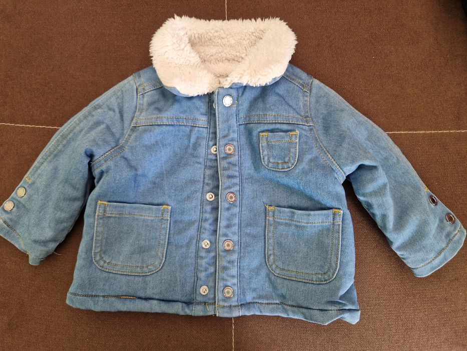 Зимно дънково яке за бебе - Sergent Major