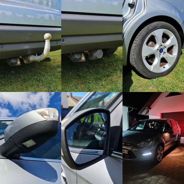 Ford S-MAX, 2.0 TDCi, Euro 5, 180 cai, ITP nou, 7 locuri, piele,carlig