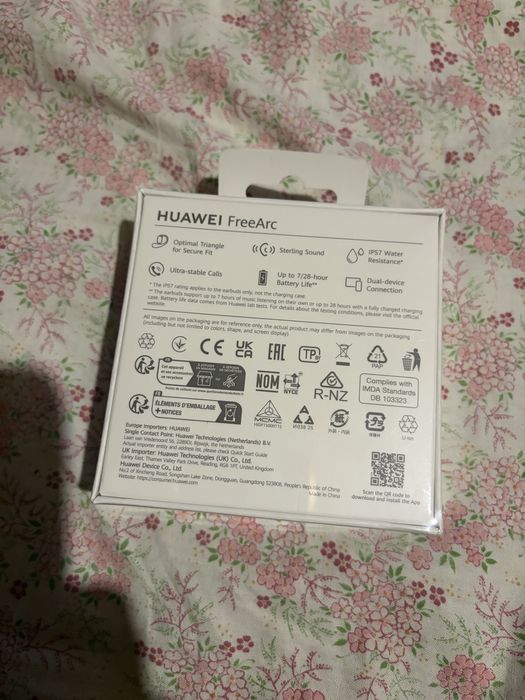 Casti Huawei FreeArc culoare neagra