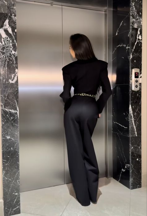 Комбенезон, базовый, черный