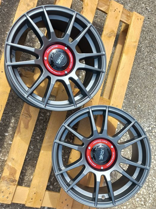 16"5х100 O.Z Матт Гънметал 7ж ет35 Audi A3 Golf4 Polo Tiago Toyota Subaru Чисто Нови.