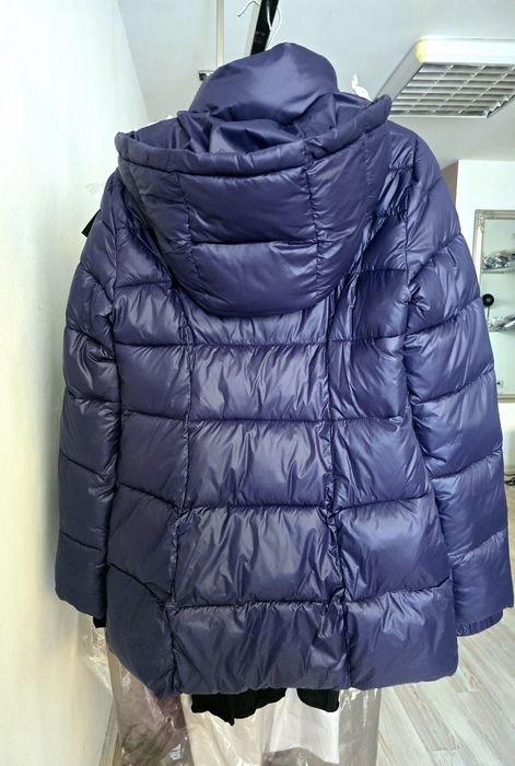 Яке с качулка и колан Patrizia Pepe,38/XSтъкмо синьо, ново с етикет!