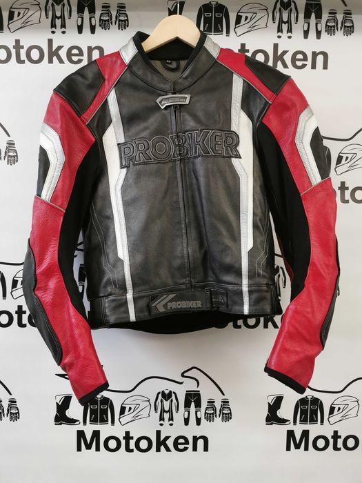 Geaca moto piele Probiker marime 52