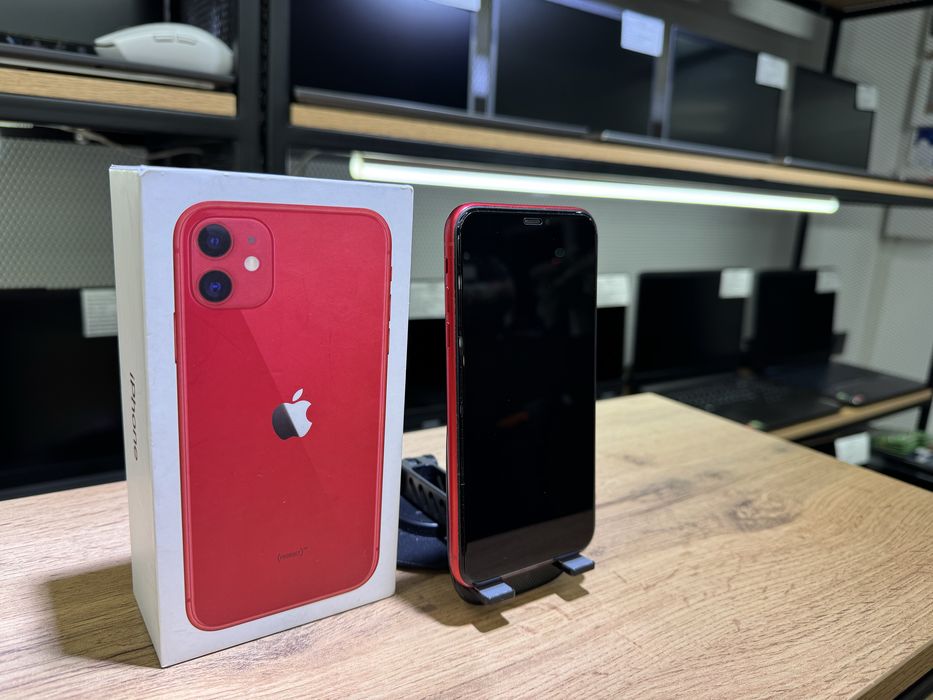 iPhone 11, 64 GB, АКБ76%, красный, 1428/А10