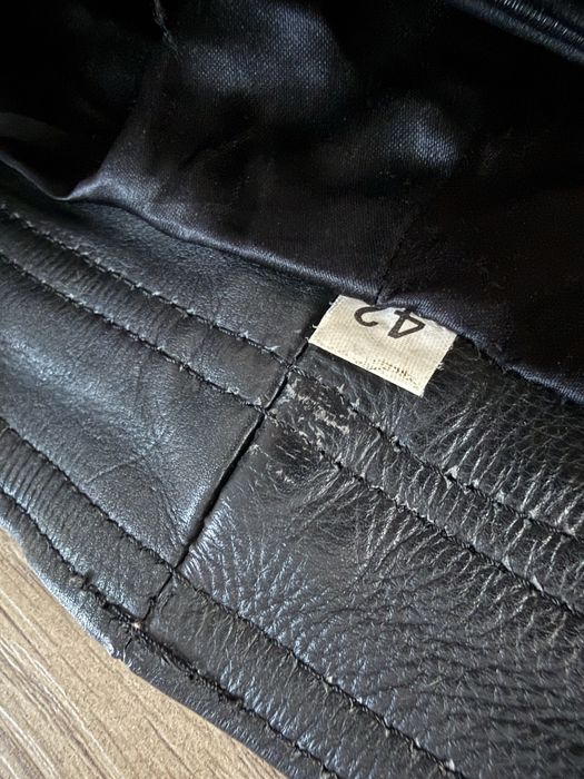 Pantaloni Piele Naturala Negru Barbati | Marime 32 x 32 (42)