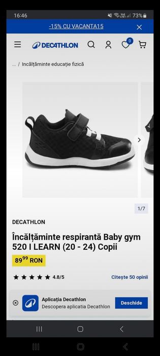 Adidași decathlon impecabili