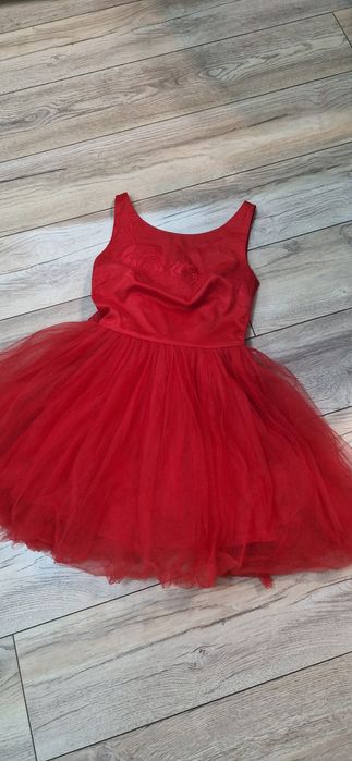 Червена рокля Junona,Lucy, размер ХС/С