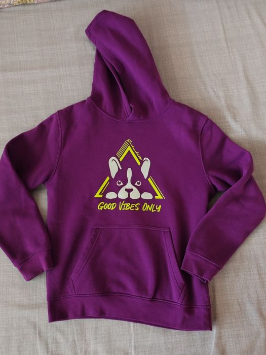 Светещ в тъмното суичър на Съндей хебит й хебит. Sunday habit. 11 годи