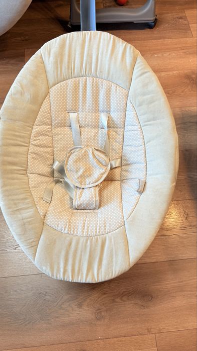 LORELLI Premium Електрическа люлка BELLA 360° BEIGE DOTS