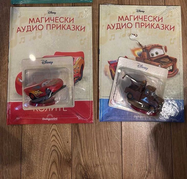 Лот Тонколона Магически аудио приказки Дисни+ 6 книги с фигурки