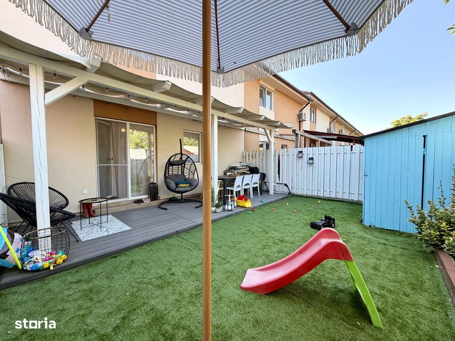 Duplex elegant, 3 camere, 77 mp utili, mobilat/utilat - Sanandrei
