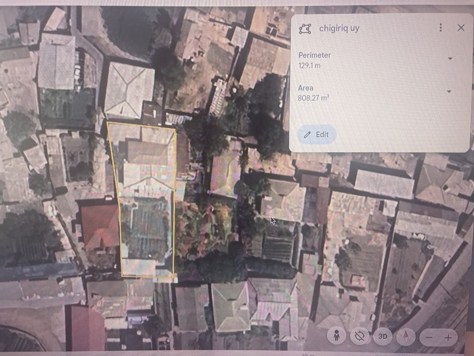 Nurafshon shahar, Birlik mahallada  8 sotix 7 xonali uchaska sotiladi