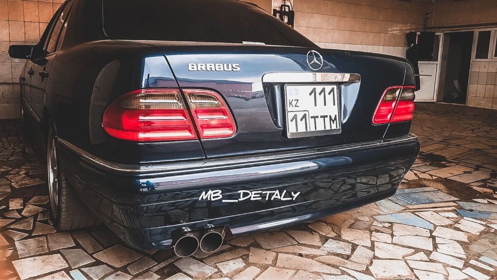 Мерседес BRABUS косой насадка глушителя