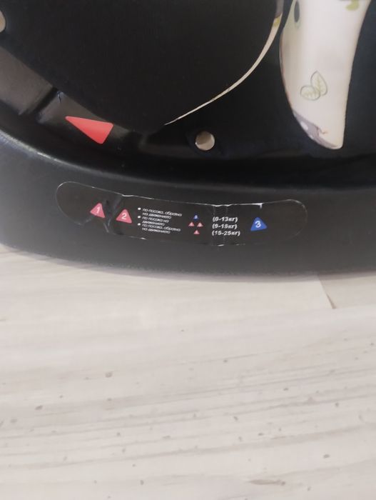 МОНИ Стол за кола 0-25 кг. GUARDIAN СИВ