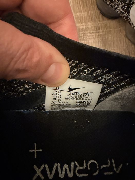 Маратонки NIKE Flyknit Vapormax 3 размер 45