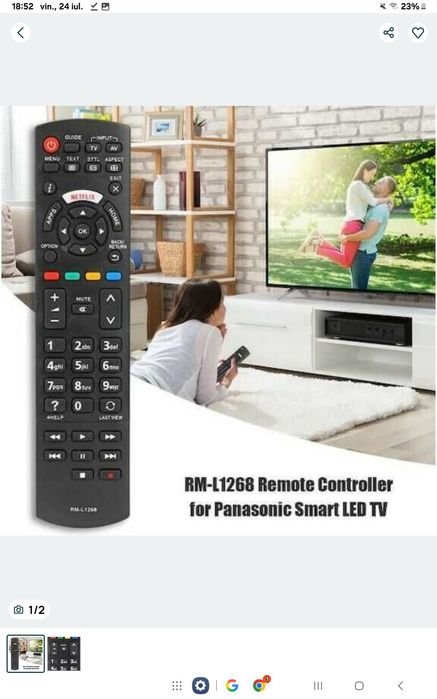 Telecomenzi gamă completă Philips LCD RC2143604. Avem gama completa de telecomenzi