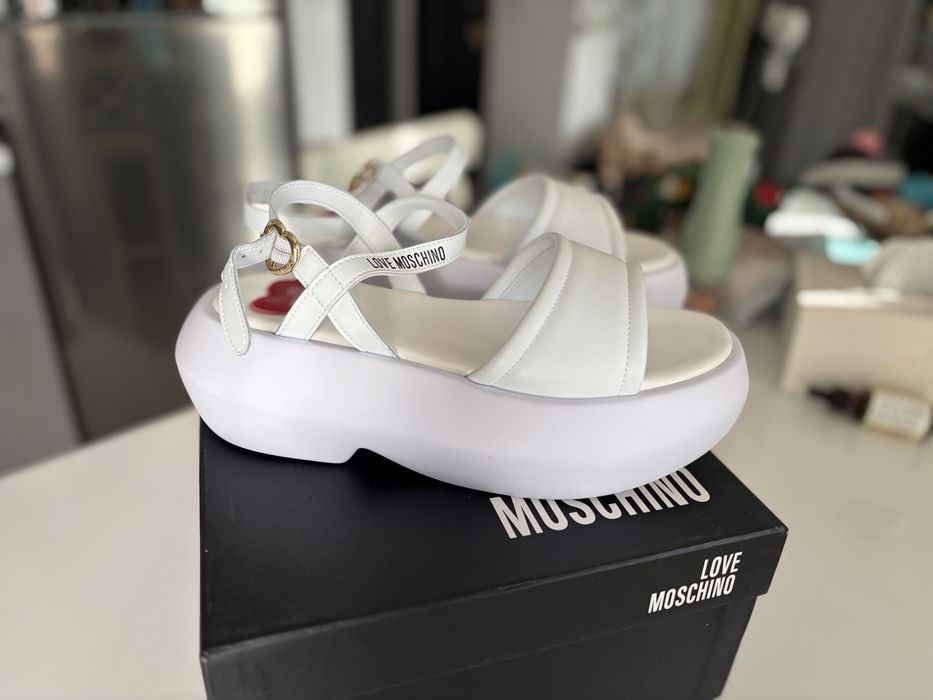 Sandale Love Moschino - 2 perechi, Originale si noi in cutie- 39