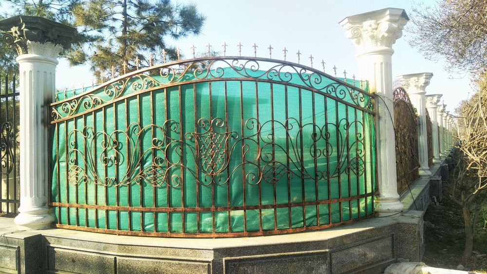 Сварщик: Навес, Ферма, Газ ўтказиш, Решётка, Установка, покраска.