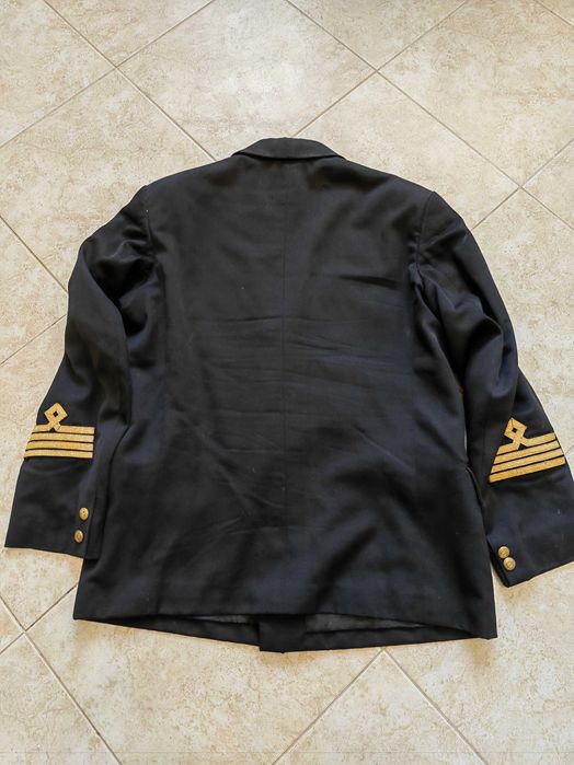 Българска Морска Соц Военна Куртка Капитан на Кораб 1970те г