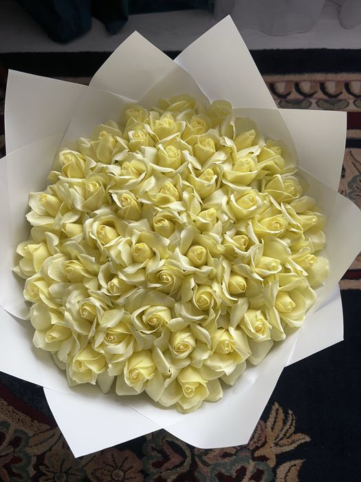 Цветы букеты мыльные розы