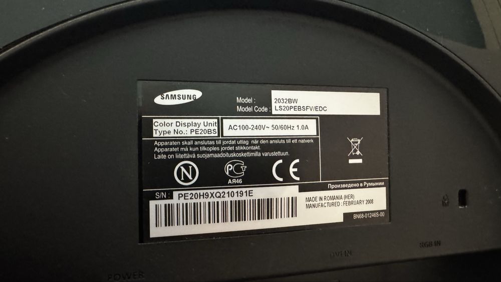 Монитор Samsung 60 Hz