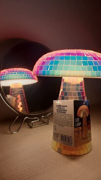 Lampa Disco Ciupercuță cu Led și Reflexii