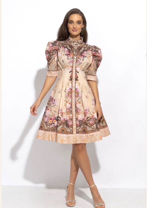 Рокля със  Буфен  ръкав JIORO