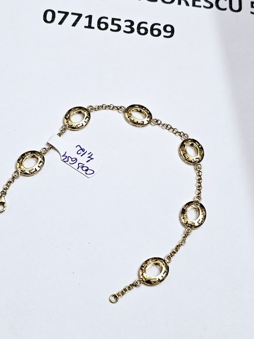 Vand bratara din aur 14 k 4.12 g cod 654