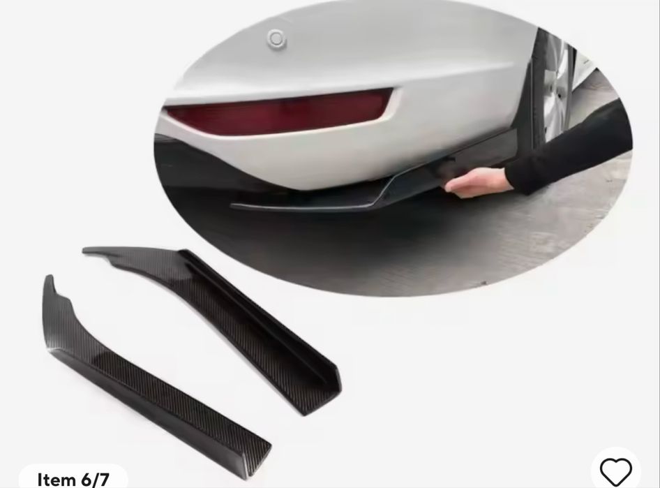 Universal Carbon Fibre rear splitter for bmw mercedes audi volkswagen