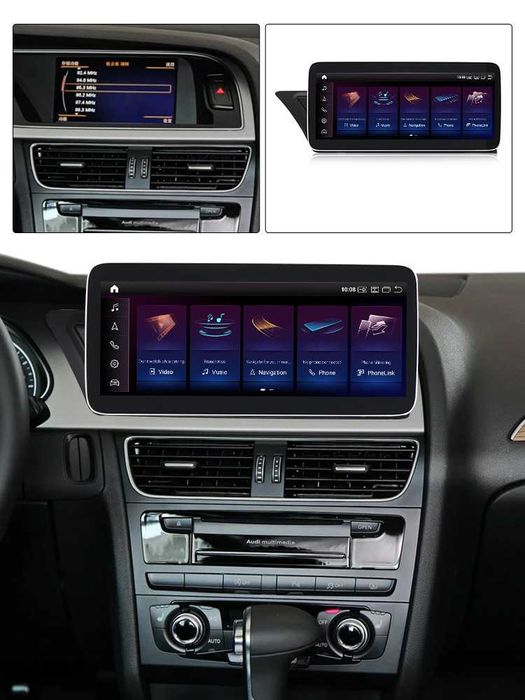 Navigatie Android 14 Audi A4  Carplay Waze YouTube + CAMERA