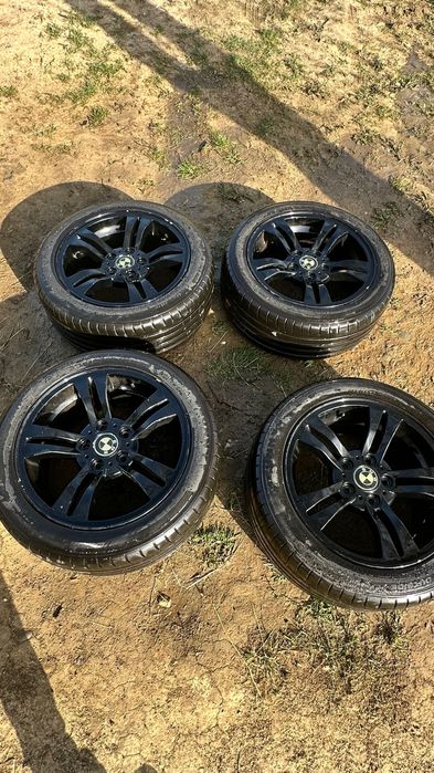 Jante cu cauciucuri+ distanțiere pentru BMW