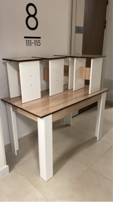 Кухонный стол со стульями 120×70×75 см Астана