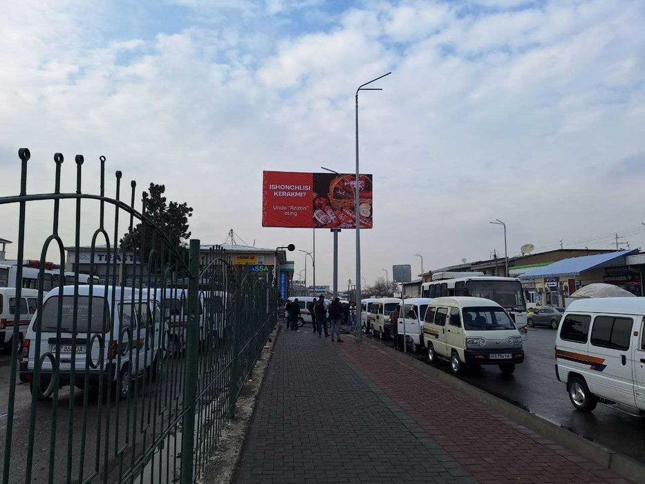 Bilbordlarda reklama — Farg‘ona • Реклама на билбордах Фергана