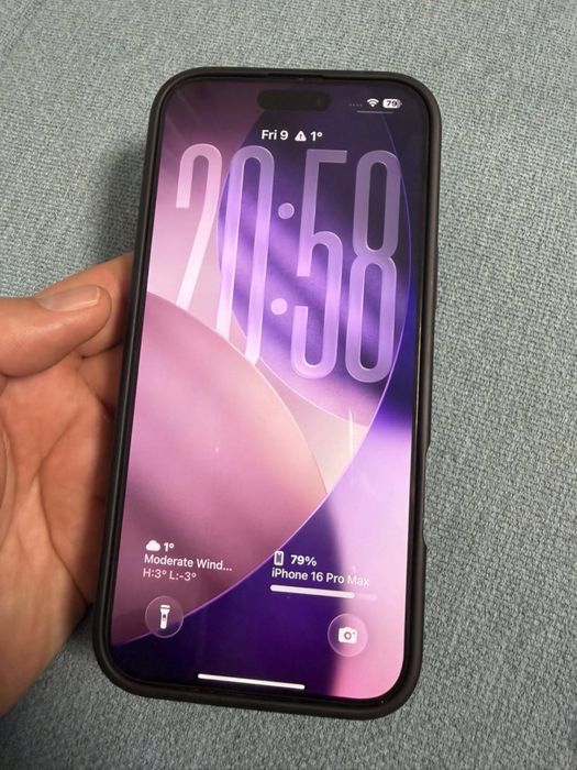 iPhone 16 Pro Max 256 Desert Gold , 91% batt , много запазен