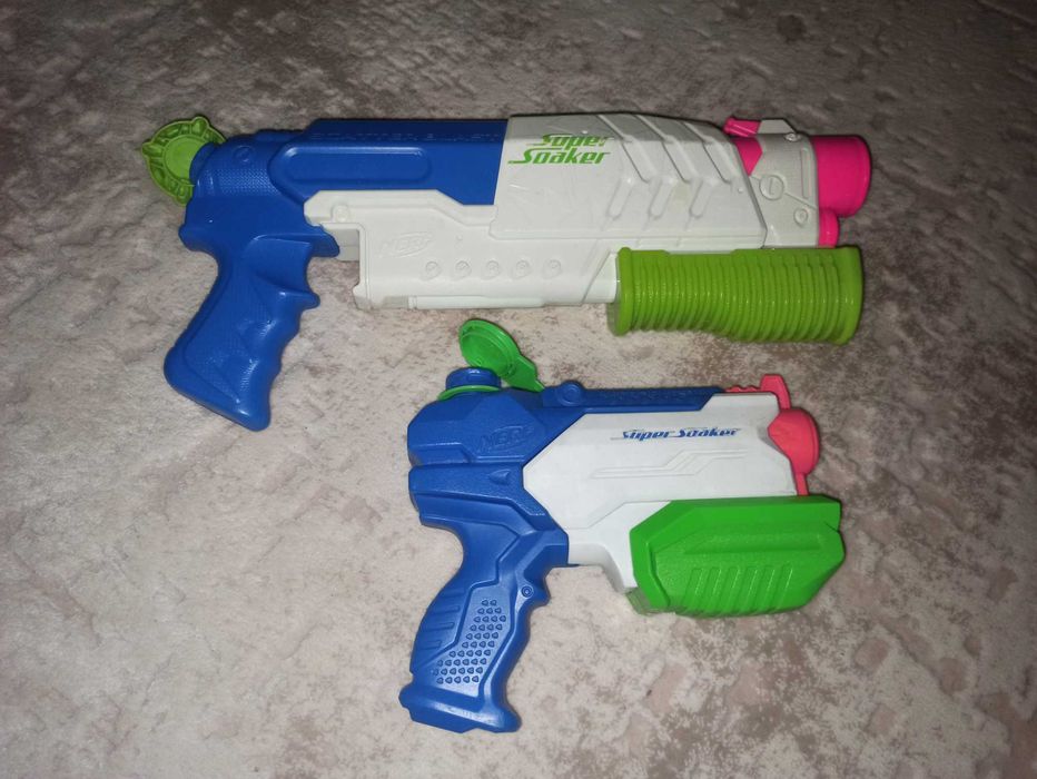 Бластеры Nerf (нерф) водяные, подарок Затея