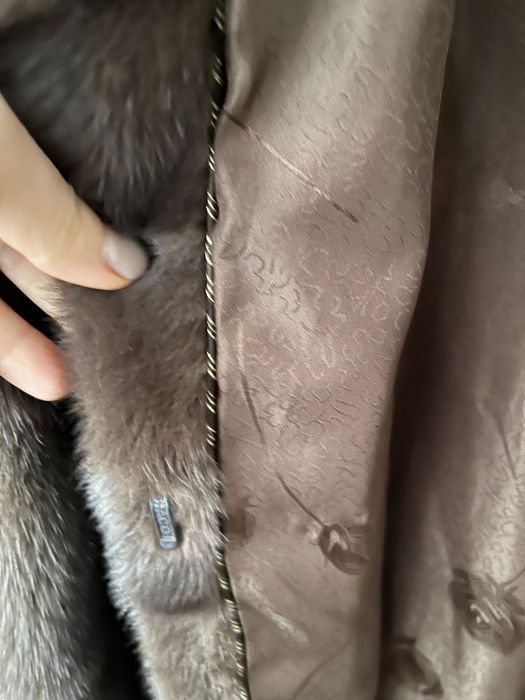 Haina blana vizon naturala m/l