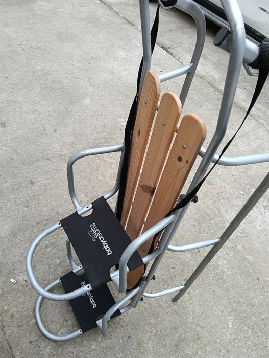 Vând sanie dublă cu spătare