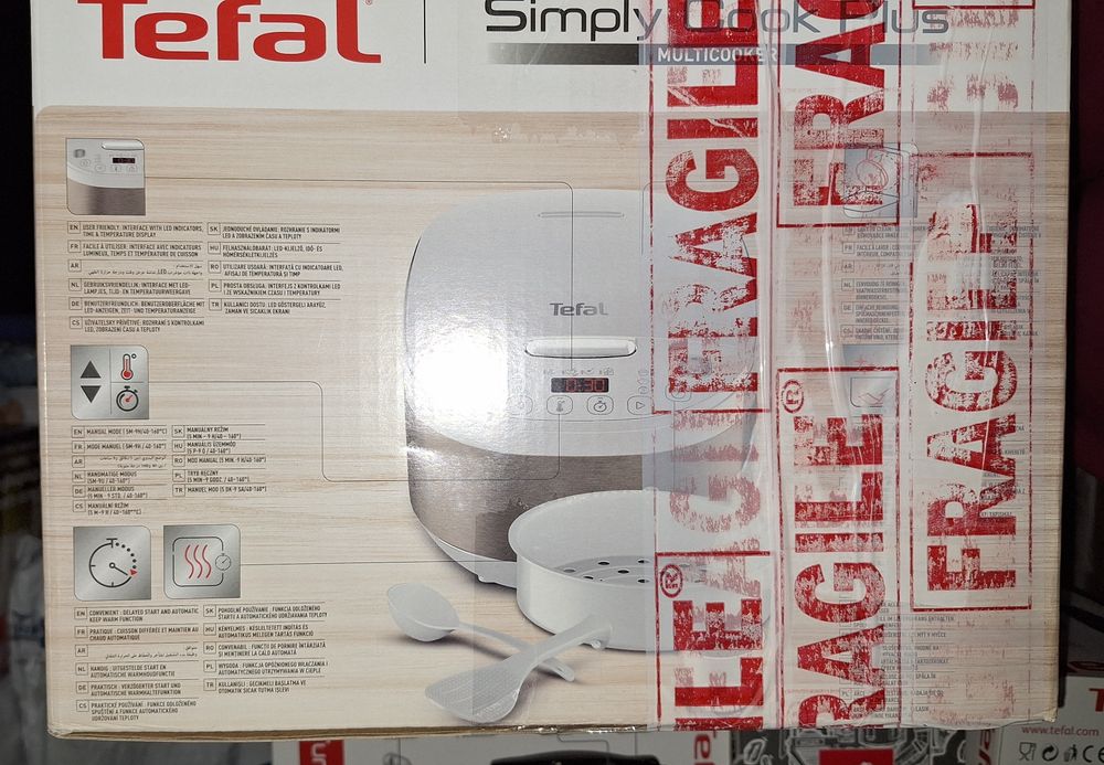 Multicooker TEFAL SimplyCook RK622130, 4l, 750W, 12 programe, alb, sig