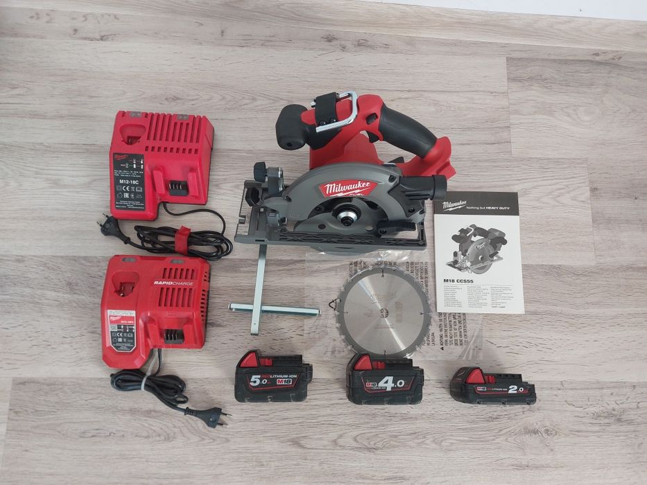 Fierastrau circular mana milwaukee m18 CCS55, nou, taie 5.5 cm