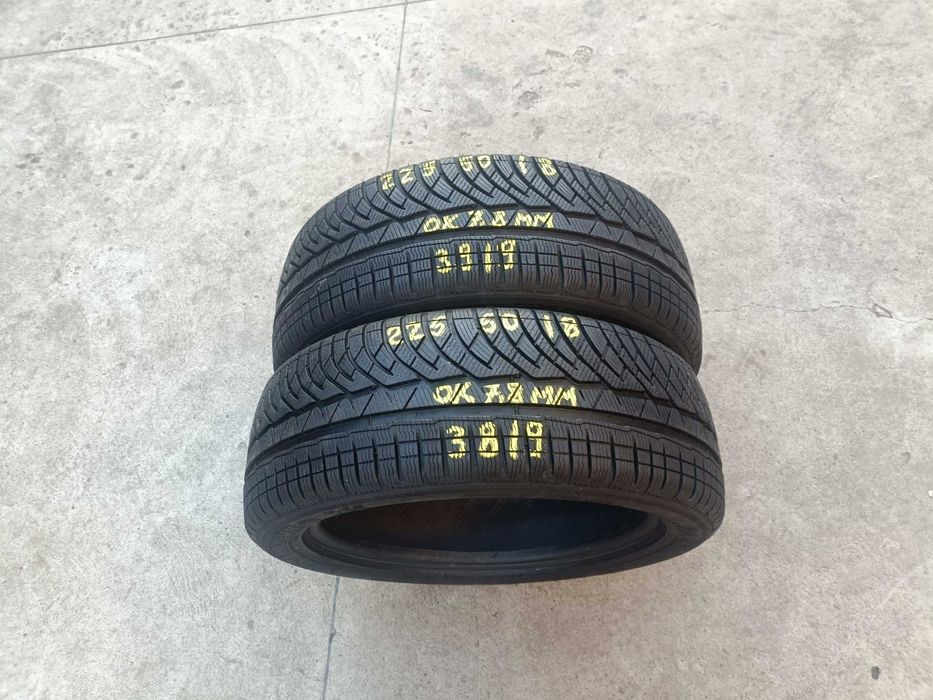 Doua anvelope iarna 225 50 18 michelin pilot alpin PA 4 profil 7,8 mm
