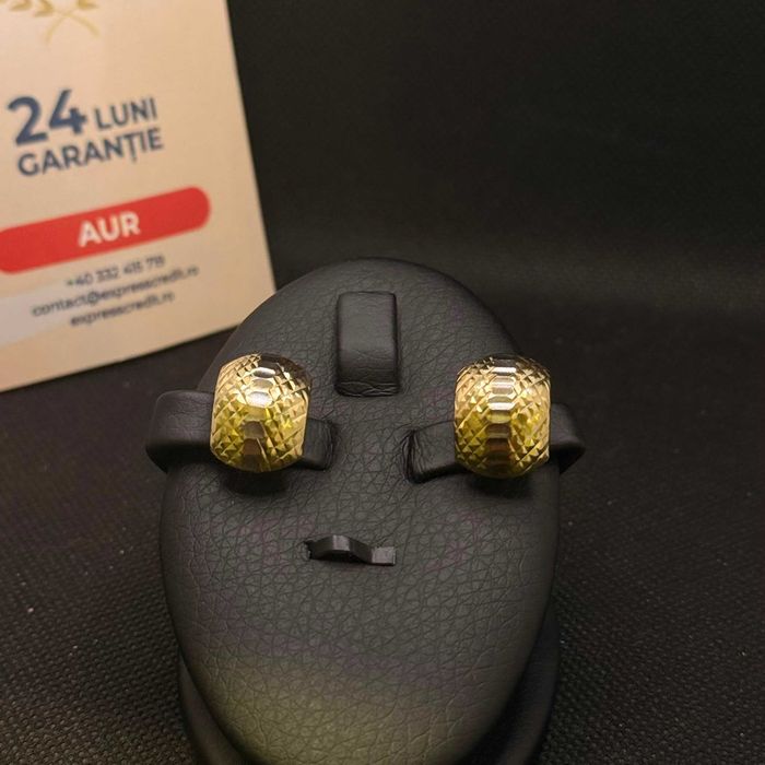 Cercei aur 14K 2.01g (AG15 Gara 1 B53883.1) Garantie 2 ani!