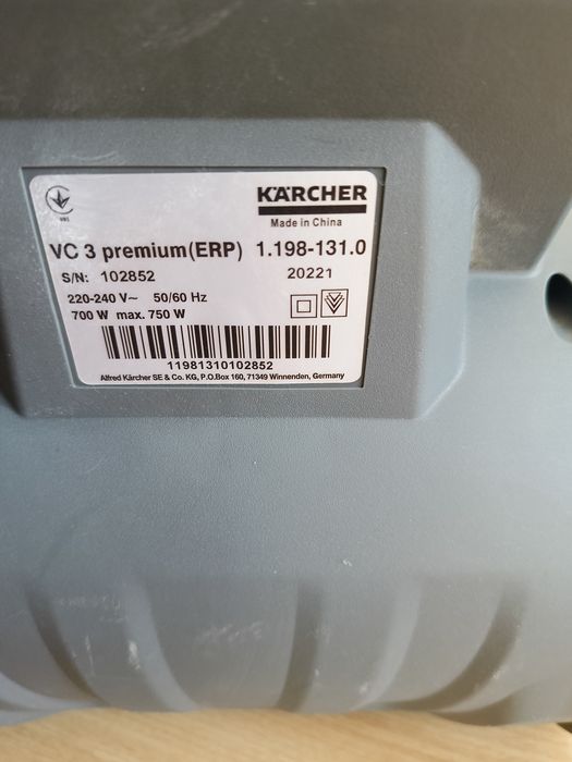 Пылесос Kërcher VC3 premium
