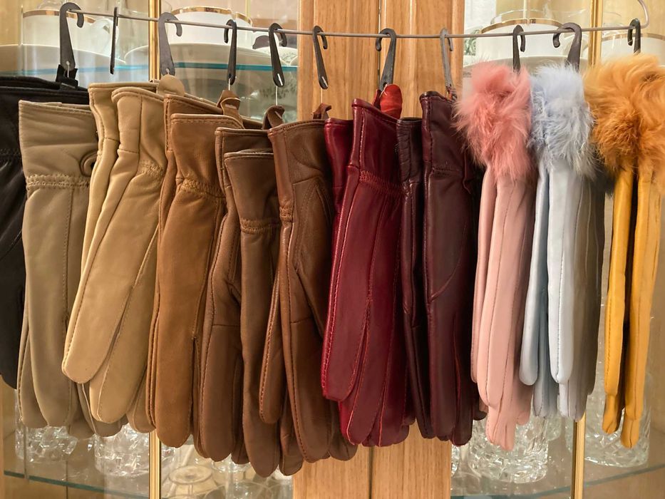 Нови модели!Дамски ръкавици от естествена кожа